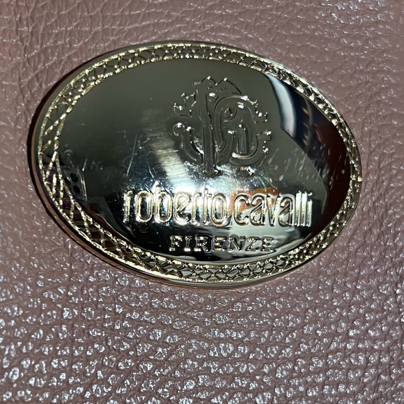 Roberto Cavalli Blush-Pink Leather Three-Way Bag - Picture 8 of 16